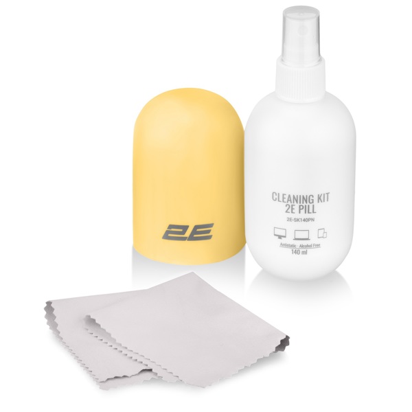 Cleaning kit PILL For Office Equipment 2E 2E-SK140YW, 0.14L, White/Yellow