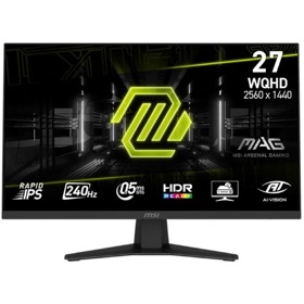 Monitor MSI 9S6-3CE41H-052 MAG 274QF X24, 27", WQHD, IPS, HDMI, DP, USB, 3.5mm, Black