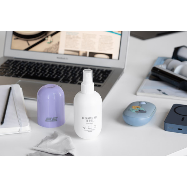 Cleaning kit PILL For Office Equipment 2E 2E-SK140LC, 0.14L, White/lilac