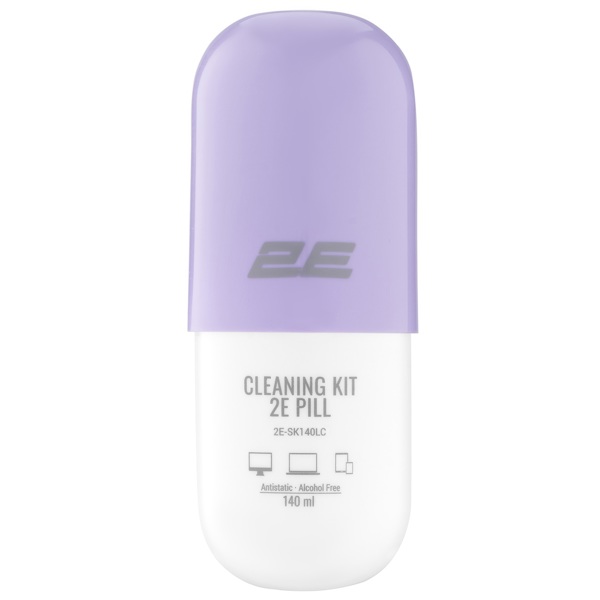 Cleaning kit PILL For Office Equipment 2E 2E-SK140LC, 0.14L, White/lilac