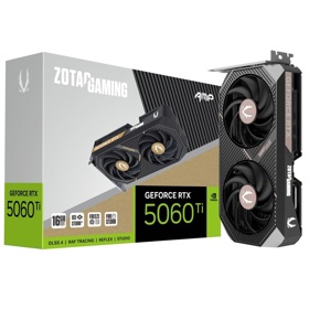 ვიდეო დაფა Zotac ZT-B50620F-10M AMP, GeForce RTX5060 Ti, 16GB, 128Bit, DP, HDMI, Black