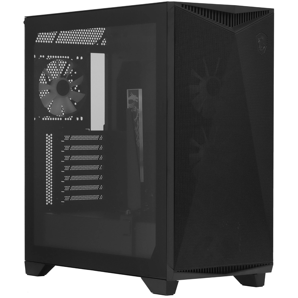 ქეისი MSI 306-7G21R21-W57 MPG GUNGNIR 300R AIRFLOW, Computer Case, MidT, E-ATX, Micro-ATX, Mini-ITX, 2xUSB 3.2, 1xType-c, 3.5mm, Black