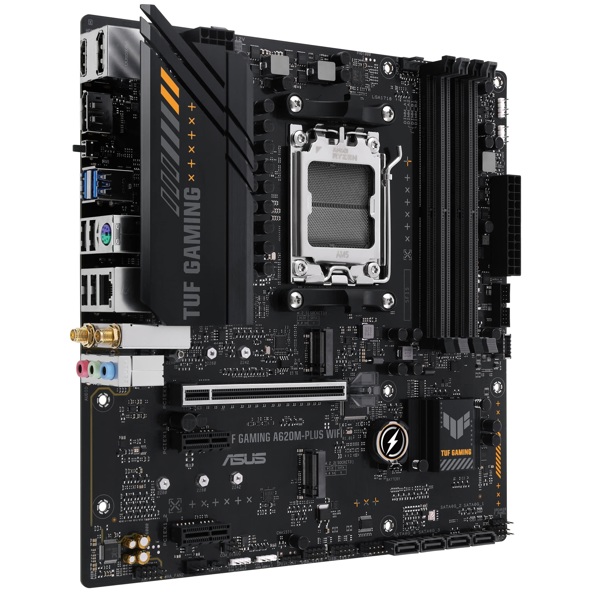 Motherboard Asus TUF 90MB1F00-M0EAY0 GAMING A620M-PLUS WIFI, AM5, DDR5, 128GB