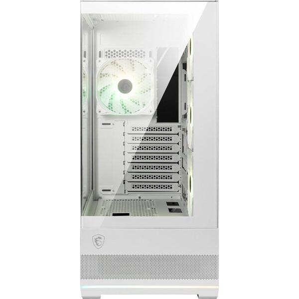Computer Case MSI 306-7G28W21-JA4 MAG PANO 110R PZ, Mid-Tower, Micro-ATX, Mini-ITX, 1xType-c, 2xUSB, White