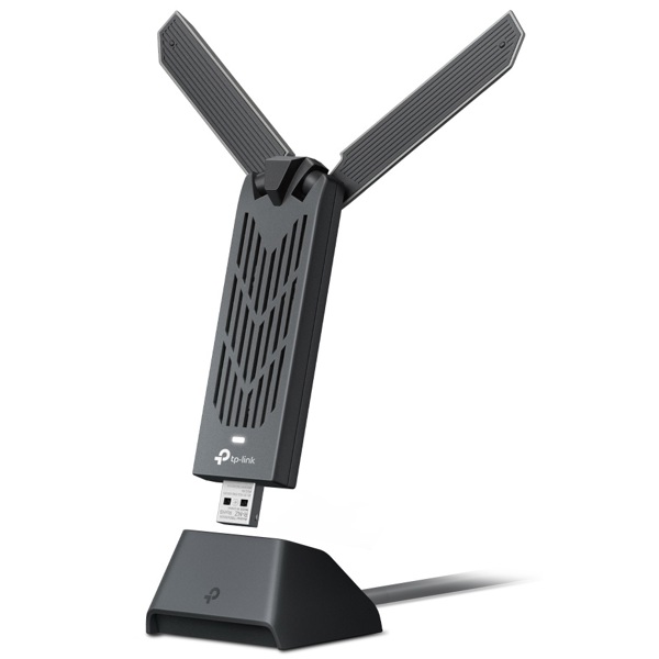 Wifi ადაპტერი Tp-Link ARCHER TBE400UH BE6500, WiFi 7 High Gain Wireless USB Adapter, Black
