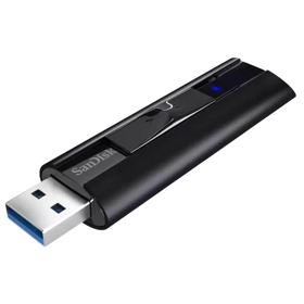 USB ფლეშ მეხსიერაბა SanDisk SDCZ880-256G-G46 Extreme PRO, 256GB, USB 3.2, Flash Memory, Black