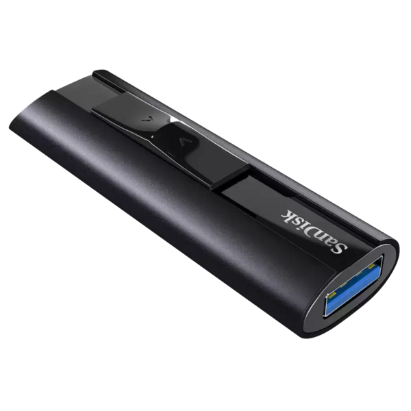 USB ფლეშ მეხსიერაბა SanDisk SDCZ880-256G-G46 Extreme PRO, 256GB, USB 3.2, Flash Memory, Black