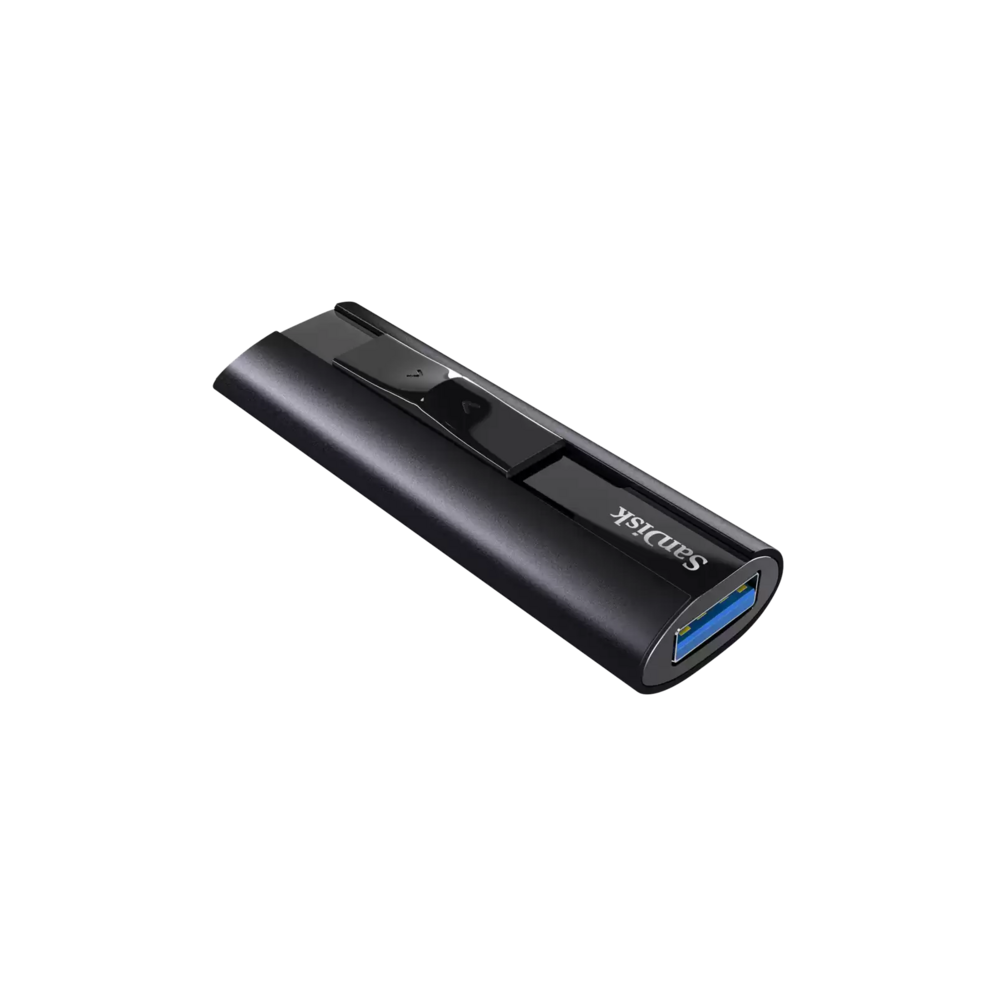 USB ფლეშ მეხსიერაბა SanDisk SDCZ880-256G-G46 Extreme PRO, 256GB, USB 3.2, Flash Memory, Black