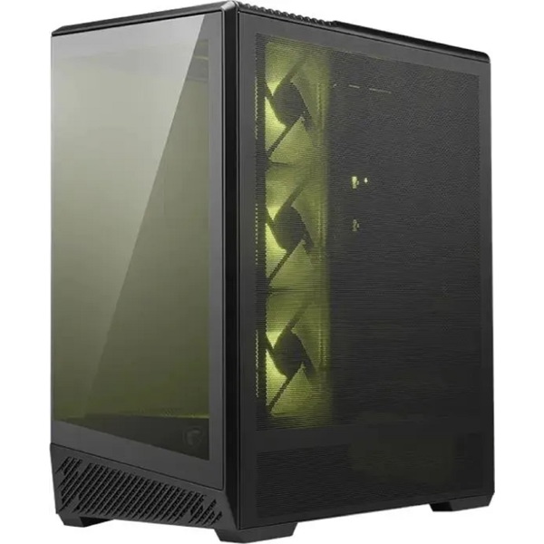 Computer Case MSI 306-7G32R21-HH9 MAG PANO 130R PZ, MidT, Micro-ATX, Mini-ITX, 1xUSB3.2. 1xType-c, 3.5mm, Black