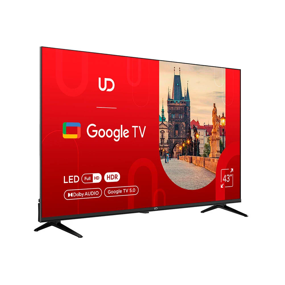 ტელევიზორი UDTV 43GFC5210, 43", FHD, Smart TV, HDMI, USB, LAN, Bluetooth, WIFI, Black