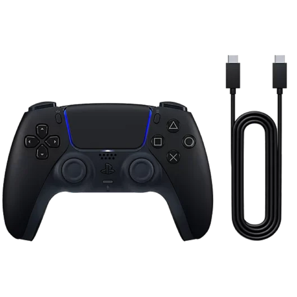 ჯოისტიკი Sony 0711719026068 Playstation DualSense PS5, Controller For PlayStation 5/PC/MAC, Wireless, Type-C, 3.5mm, Bluetooth, Midnight Black