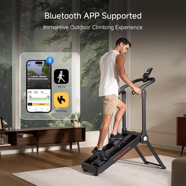 კიბე ტრენაჟორი KingSmith STE001 StairGo, Climbing Machine, Black