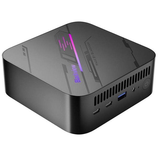 Mini PC Blackview MP100, Ryzen 5-7430U, 16GB, 512GB SSD, Integrated, W11P, Grey