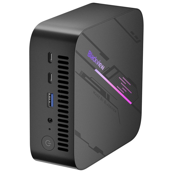Mini PC Blackview MP100, Ryzen 5-7430U, 16GB, 512GB SSD, Integrated, W11P, Grey