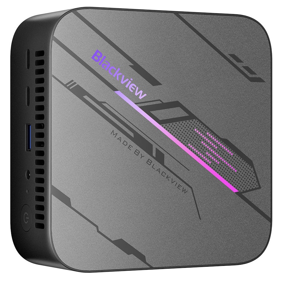 Mini PC Blackview MP100, Ryzen 5-7430U, 16GB, 512GB SSD, Integrated, W11P, Grey