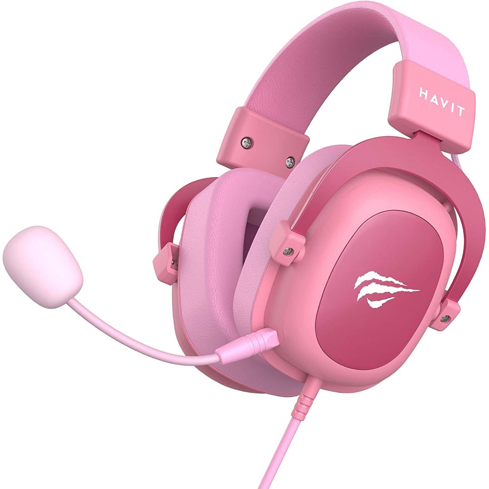 ყურსასმენი Havit HV-H2002D, Headset, Wired, 3.5mm, Pink