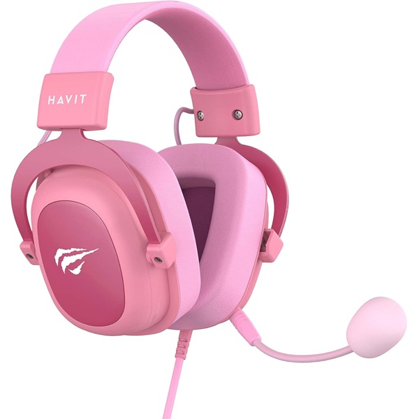 ყურსასმენი Havit HV-H2002D, Headset, Wired, 3.5mm, Pink