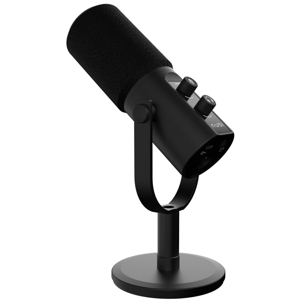 მიკროფონი Nubi NMIC1-BL, XLR, Type-C, Microphone, Black