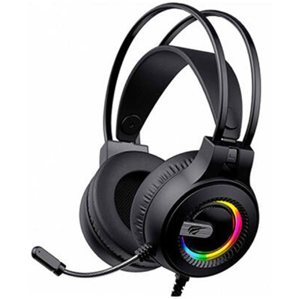 ყურსასმენი Havit HV-H2040D, Headset, Wired, 3.5mm, USB, Black