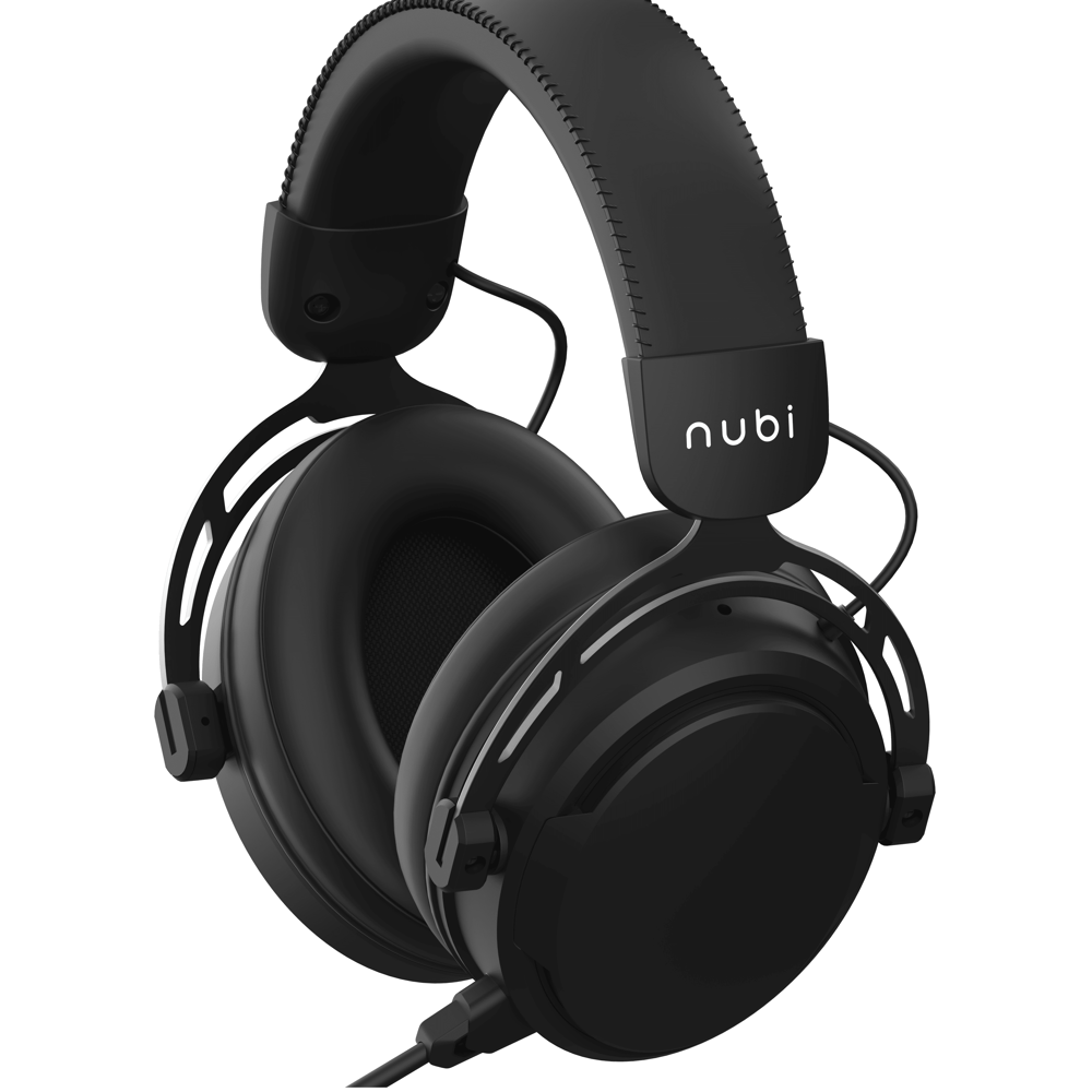 ყურსასმენი Nubi NH1-BL, Headset, Wired, USB, Black