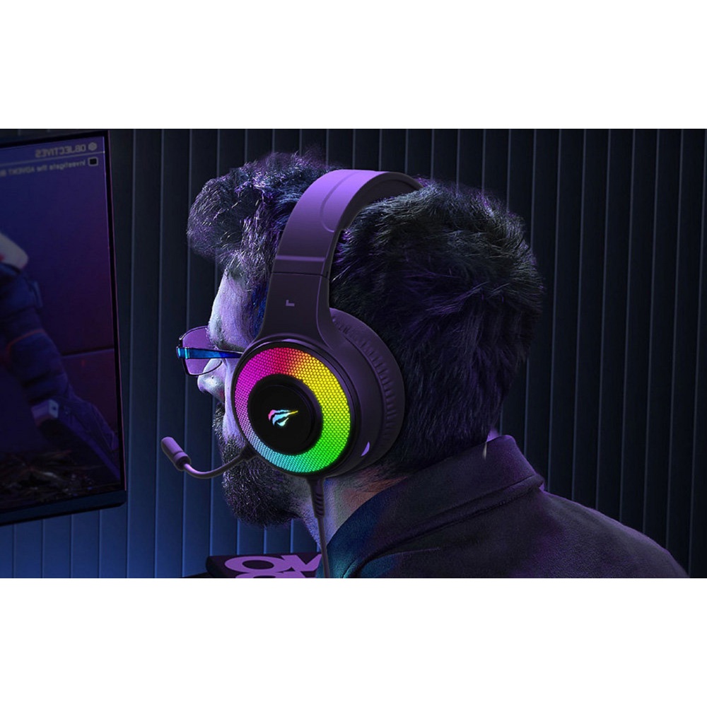 ყურსასმენი Havit H2042d, Gaming Headset, Wired, 3.5mm, Black