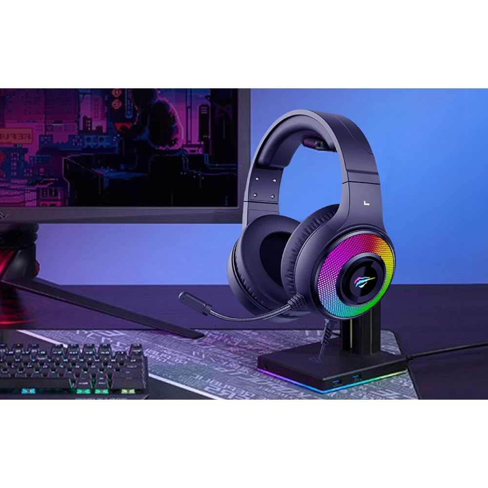 ყურსასმენი Havit H2042d, Gaming Headset, Wired, 3.5mm, Black