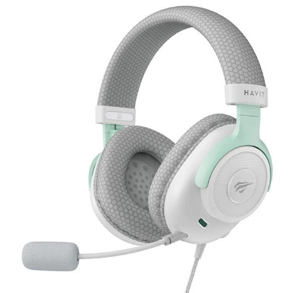 ყურსასმენი Havit H2230E, Gaming Headset, Wired, 3.5mm, White