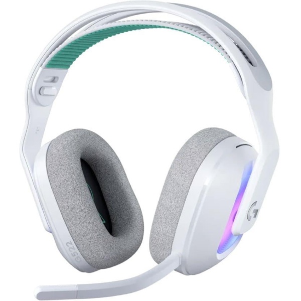 Gaming Headset Logitech L981-001550 G522 LIGHTSPEED, Wireless, USB, Bluetooth, White