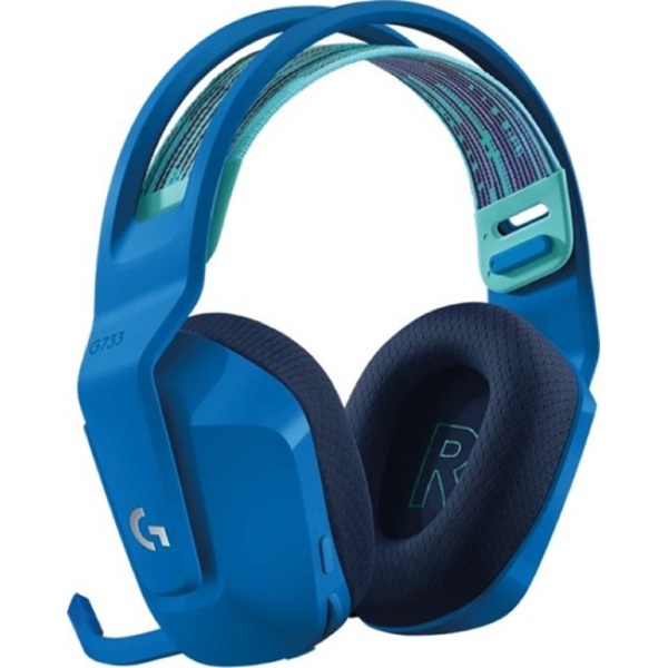 Gaming Headset Logitech L981-000943 G733 LIGHTSPEED, Wireless, USB, Blue