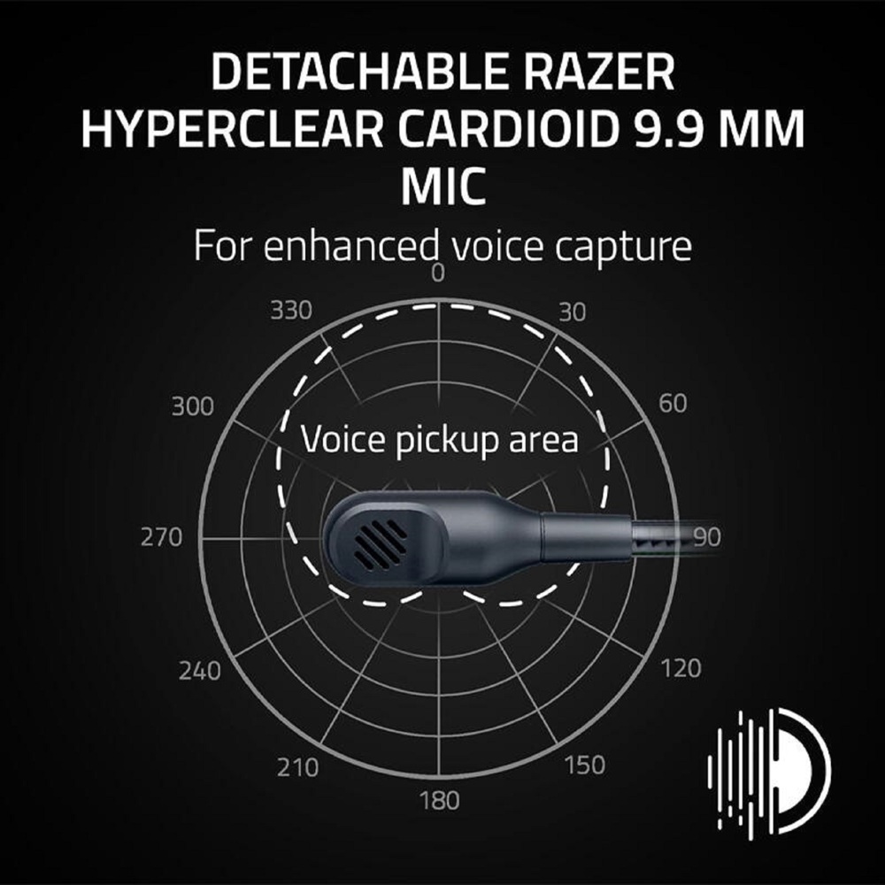 ყურსასმენი Razer RZ04-05420100-R3M1 BlackShark V3 X HyperSpeed, Gaming Headset, Wireless, Bluetooth, USB, Black