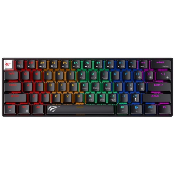 კლავიატურა Havit KB903L, Wired, USB, RGB, Mechanical Gaming Keyboard, Black