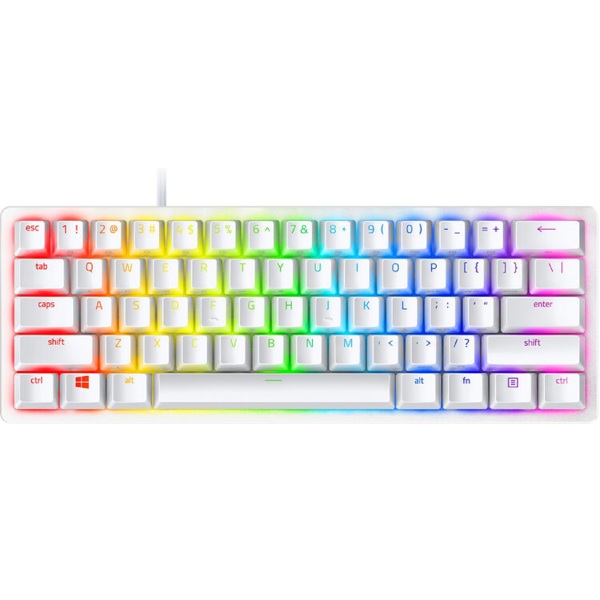 Mechanical Gaming Keyboard Razer RZ03-03390300-R3M1 Huntsman Mini Mercury, Wired, USB, RGB, White
