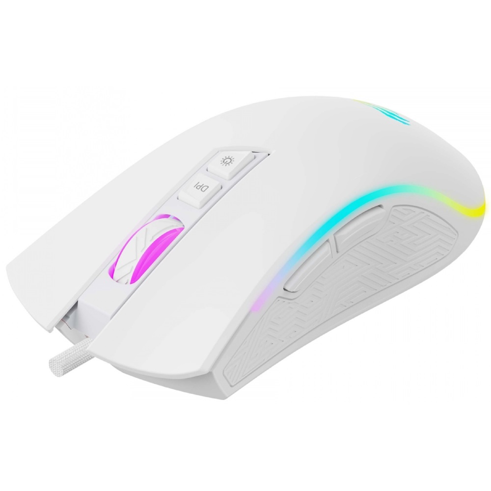მაუსი Havit MS1034, Wired, USB, Gaming Mouse, White