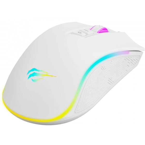 მაუსი Havit MS1034, Wired, USB, Gaming Mouse, White