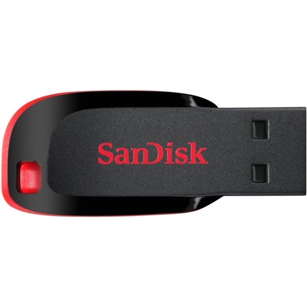 USB ფლეშ მეხსიერება SanDisk SDCZ50-032G-B35 Cruzer Blade, 32GB, USB2.0, Flash Memory, Black