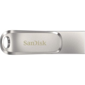 Flash Memory SanDisk SDDDC4-064G-G46 Ultra Dual Drive Luxe, 64GB, Type-c, USB 3.2, Silver