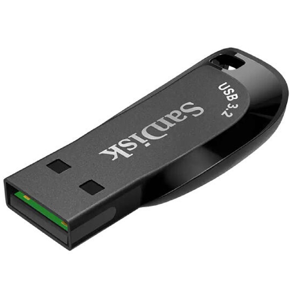 USB ფლეშ მეხსიერება SanDisk SDCZ410A-064G-F46 Ultra Shift, 64GB, USB 3.2, Flash Memory, Black