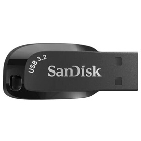 USB ფლეშ მეხსიერება SanDisk SDCZ410A-128G-F46 Ultra Shift, 128GB, USB 3.2, Flash Memory, Black