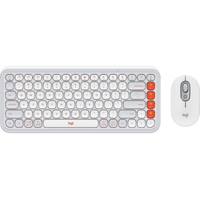 კლავიატურა+მაუსი Logitech L920-013141 Pop Icon Combo, Wireless, Bluetooth, Keyboard And Mouse, White
