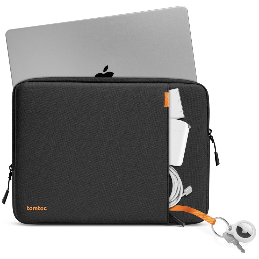 ნოუთბუქის ჩანთა Tomtoc A13E3D1 Defender A13, 15", Laptop Sleeve, Black