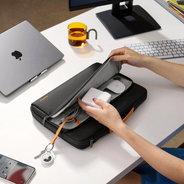 ნოუთბუქის ჩანთა Tomtoc A14D2D1 Defender A14, 14", Laptop Bag, Black