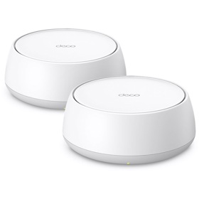 Whole Home Mesh WiFi 7 System TP-Link DECO BE25(2-PACK) BE3600, 2882Mbps, White