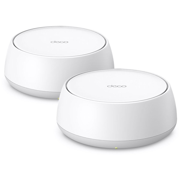 Whole Home Mesh WiFi 7 System TP-Link DECO BE25(2-PACK) BE3600, 2882Mbps, White