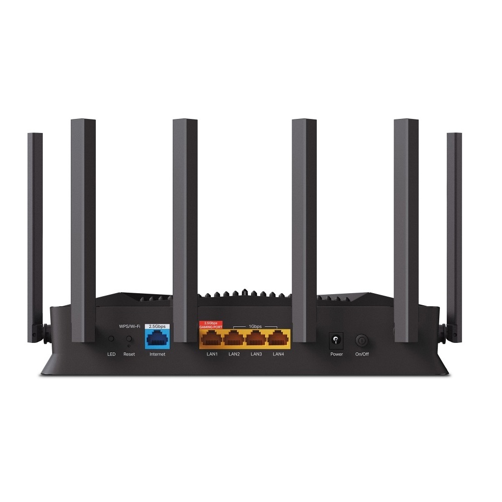 Dual-Band Wi-Fi 7 Gaming Router TP-Link ARCHER GE400 BE6500, 5765Mbps, Black