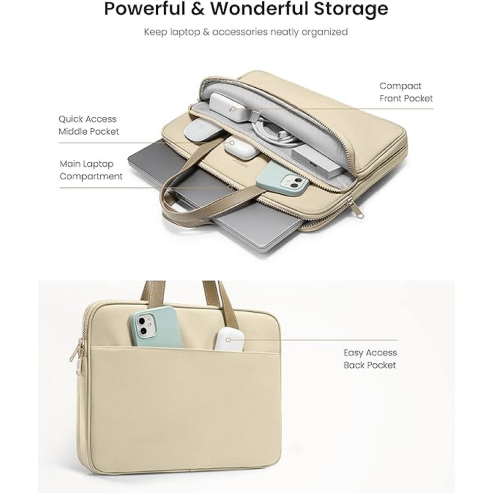 ნოუთბუქის ჩანთა Tomtoc A11D3K1 Versatile A11, 14", Laptop Bag, Khaki