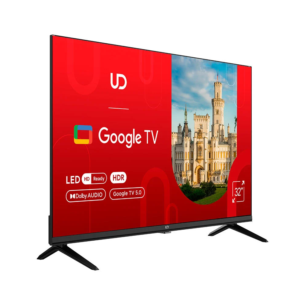 ტელევიზორი UDTV 32GHC5210, 32", HD, Smart TV, HDMI, USB, LAN, WIFI, BT, Black