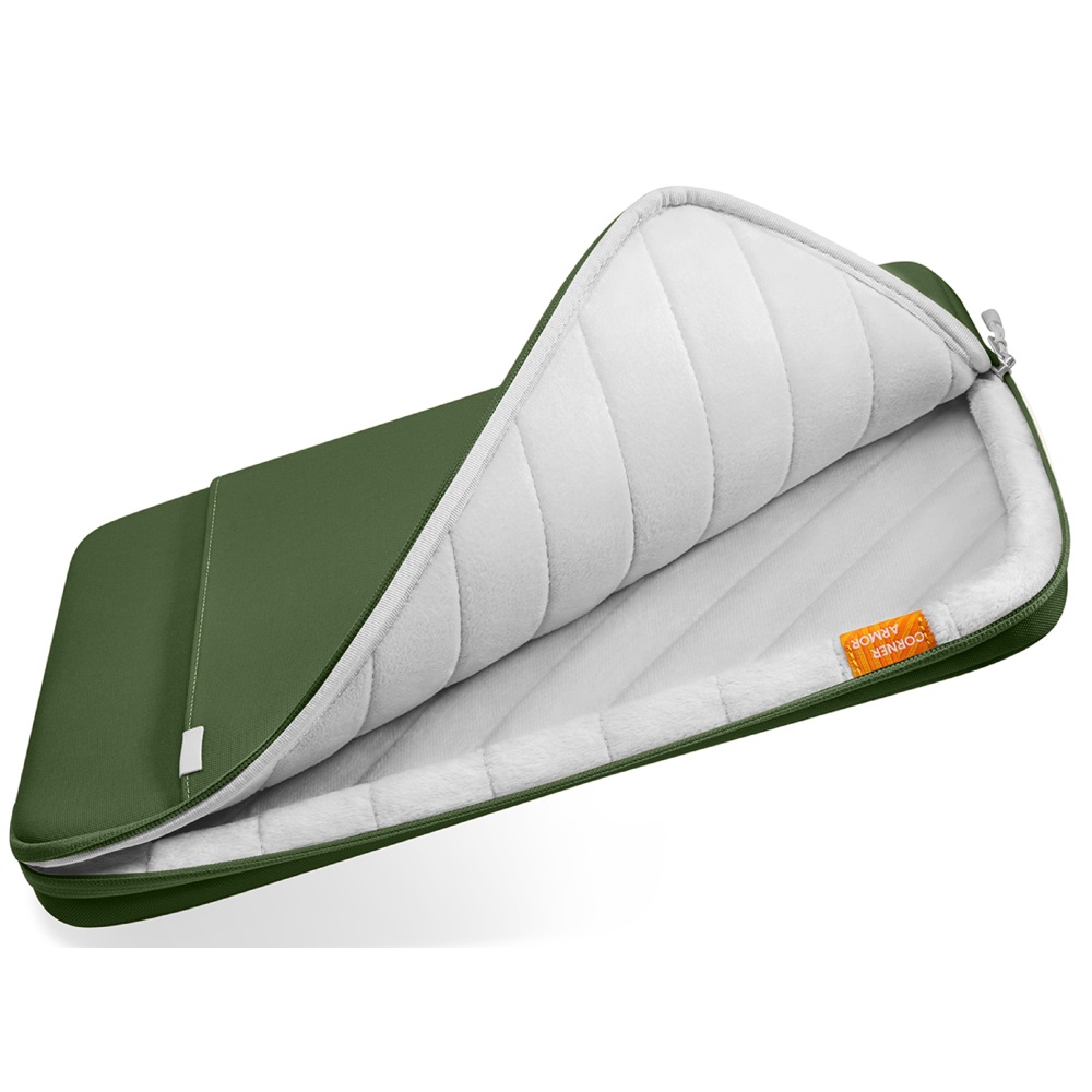 ნოუთბუქის ჩანთა Tomtoc A13E3T1 Defender A13, 15", Laptop Sleeve, Green