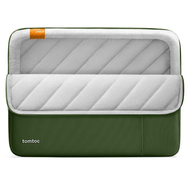 ნოუთბუქის ჩანთა Tomtoc A13E3T1 Defender A13, 15", Laptop Sleeve, Green