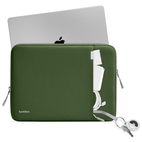 ნოუთბუქის ჩანთა Tomtoc A13E3T1 Defender A13, 15", Laptop Sleeve, Green