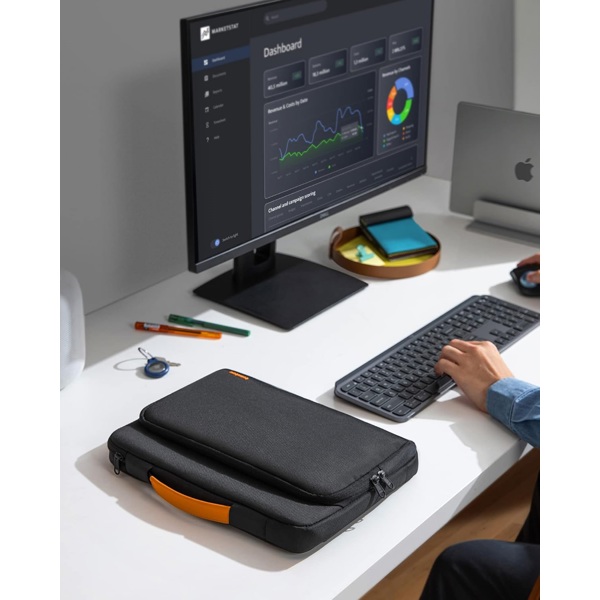 ნოუთბუქის ჩანთა Tomtoc A14D3D1 Defender A14, 14", Laptop Bag, Black